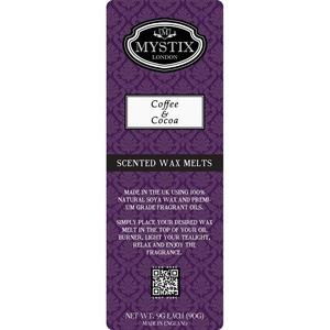 image:imageMystix London  Coffee amp Cocoa  Wax Melts Clamshell 5 x 90g 50 Cubes  100 Natural SOYA Wax  Best Aroma for Home Kitchen Living Room and Bathroom  Perfect as a Gift  Handmade in UK