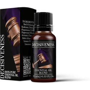 image:imageMystix London  Decisiveness Essential Oil Blend  10ml  Basil lemon and peppermint create a bright herbal citrus aroma with cool mint undertones