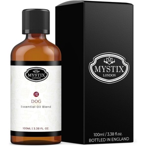 image:imageMystix London  Dog Zodiac Essential Oil Blend  100ml  Sweet orange patchouli and cedarwood create a warm comforting aroma with earthy undertones