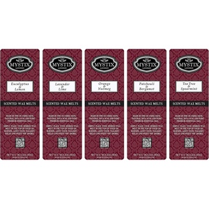 image:imageMystix London  Essential Favourites  Wax Melt Collection Gift Set  5 Pack 5 x 90g  100 Natural SOYA Wax  Best Aroma for Home Kitchen Living Room and Bathroom  Handmade in UK
