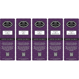 image:imageMystix London  Fragrant Favourites  Wax Melt Collection Gift Set  5 Pack 5 x 90g  100 Natural SOYA Wax  Best Aroma for Home Kitchen Living Room and Bathroom  Handmade in UK