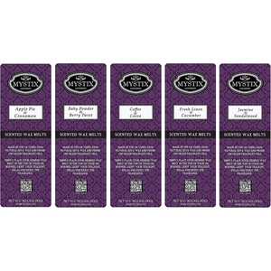 image:imageMystix London  Home Sweet Home  Wax Melt Collection Gift Set  5 Pack 5 x 90g  100 Natural SOYA Wax  Best Aroma for Home Kitchen Living Room and Bathroom  Handmade in UK