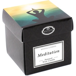 image:imageMystix London  Meditation  Scented Candle Large 29cl  Best Aroma for Home Kitchen Living Room and Bathroom  Perfect as a Gift  Reusable Glass Jar29CL