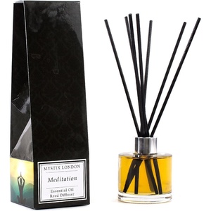 image:imageMystix London  Meditation Essential Oil Blend Reed Diffuser  200ml  Best Aroma for Home Kitchen Living Room and Bathroom  Perfect as a Gift  Refillable