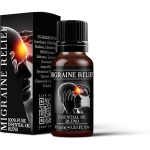 image:imageMystix London  Migraine Relief Pure amp Natural Essential Oil Blend 50ml  for Diffusers Aromatherapy amp Massage Blends  Perfect as a Gift  Vegan GMO Free033 Fl Oz Pack of 1