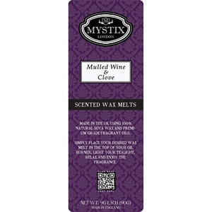 image:imageMystix London  Mulled Wine amp Clove  Wax Melts Clamshell 5 x 90g 50 Cubes  100 Natural SOYA Wax  Best Aroma for Home Kitchen Living Room and Bathroom  Perfect as a Gift  Handmade in UK