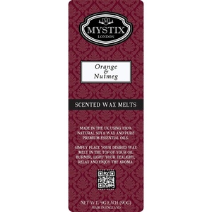 image:imageMystix London  Orange amp Nutmeg  Wax Melts Clamshell 5 x 90g 50 Cubes  100 Natural SOYA Wax  Best Aroma for Home Kitchen Living Room and Bathroom  Perfect as a Gift  Handmade in UK
