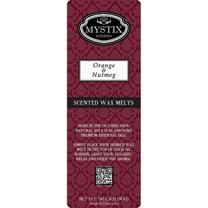 image:imageMystix London  Orange amp Nutmeg  Wax Melts Clamshell 90g 10 Cubes  100 Natural SOYA Wax  Best Aroma for Home Kitchen Living Room and Bathroom  Perfect as a Gift  Handmade in UK