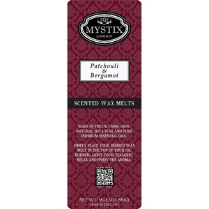 image:imageMystix London  Patchouli amp Bergamot  Wax Melts Clamshell 5 x 90g 50 Cubes  100 Natural SOYA Wax  Best Aroma for Home Kitchen Living Room and Bathroom  Perfect as a Gift  Handmade in UK