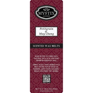 image:imageMystix London  Petitgrain amp May Chang  Wax Melts Clamshell 90g 10 Cubes  100 Natural SOYA Wax  Best Aroma for Home Kitchen Living Room and Bathroom  Perfect as a Gift  Handmade in UK