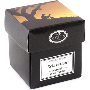 image:imageMystix London  Relaxation  Scented Candle Small 8cl  Best Aroma for Home Kitchen Living Room and Bathroom  Perfect as a Gift  Reusable Glass Jar8CL