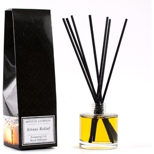 image:imageMystix London  Stress Relief Essential Oil Blend Reed Diffuser  100ml  Best Aroma for Home Kitchen Living Room and Bathroom  Perfect as a Gift  Refillable