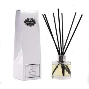 image:imageMystix London  Tea Tree amp Spearmint Essential Oil Reed Diffuser  120ml  Best Aroma for Home Kitchen Living Room and Bathroom  Perfect as a Gift  Refillable