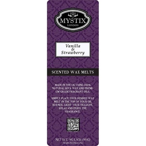 image:imageMystix London  Vanilla amp Strawberry  Wax Melts Clamshell 90g 10 Cubes  100 Natural SOYA Wax  Best Aroma for Home Kitchen Living Room and Bathroom  Perfect as a Gift  Handmade in UK