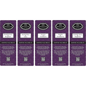 image:imageMystix London  Winter Warmers  Wax Melt Collection Gift Set  5 Pack 5 x 90g  100 Natural SOYA Wax  Best Aroma for Home Kitchen Living Room and Bathroom  Handmade in UK