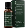 image:imageMystic Moments  Organic Peppermint Arvensis Essential Oil  100ml  Mentha arvensis gives a strong cooling mint aroma for diffusers oil blends and fragrance formulations034 Fl Oz Pack of 1
