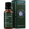 image:imageMystic Moments  Organic St Johns Wort Essential Oil  5ml  Hypericum perforatum gives a warm herbaceous aroma for diffusers oil blends and fragrance formulations034 Fl Oz Pack of 1