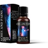 image:imageMystix London  Aches and Pains Pure amp Natural Essential Oil Blend 10ml  for Diffusers Aromatherapy amp Massage Blends  Perfect as a Gift  Vegan GMO Free