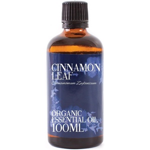 image:imageMystic Moments  Organic Cinnamon Leaf Essential Oil 100ml  Pure amp Natural Oil for Diffusers Aromatherapy amp Massage Blends Vegan GMO Free
