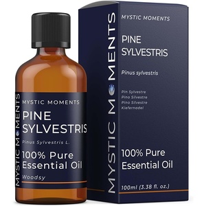 image:imageMystic Moments  Pine Sylvestris Essential Oil  10ml  Pinus sylvestris gives a crisp pine woody aroma for diffusers oil blends and fragrance formulations338 Fl Oz Pack of 1