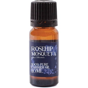 image:imageMystic Moments  Rosehip Mosqueta Carrier Oil  10ml  Rosa canina oil gives a light nourishing skin and hair feel for massage and cosmetic blends