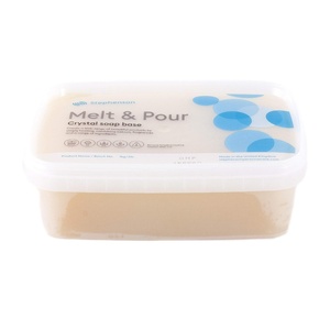 image:imageMystic Moments  Stephensons Organic Soap Base  115Kg  Organic vegetable glycerine base creates a smooth meltandpour soap with a clear customisable finish