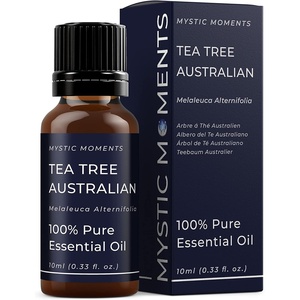 image:imageMystic Moments  Tea Tree Australian Essential Oil  10ml  100 Pure  Melaleuca alternifolia gives a fresh herbal clean aroma for diffusers oil blends and fragrance formulations034 Fl Oz Pack of 1