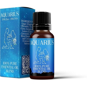 image:imageMystix London  Aquarius Zodiac Essential Oil Blend  10ml  Coriander ginger lemon neroli and rose create a fresh citrusfloral aroma with warm spice notes034 Fl Oz Pack of 1