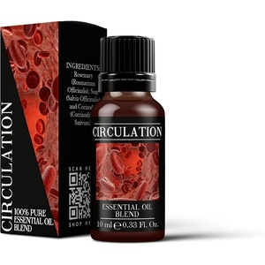 image:imageMystix London  Circulation Essential Oil Blend  100ml  Coriander rosemary and sage create a fresh herbal aroma with green and aromatic notes033 Fl Oz Pack of 1