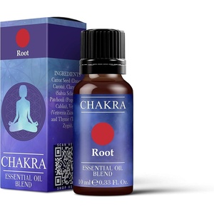 image:imageMystix London  Root Chakra Essential Oil Blend  10ml  Patchouli Pogostemon cablin creates an earthy woody aroma with deep resinous notes10ml