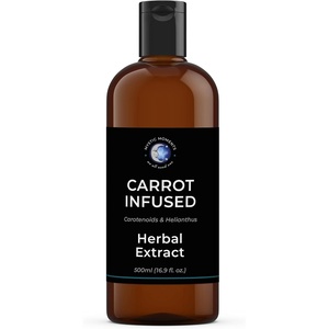 image:imageMystic Moments  Carrot Infused Herbal Extract  500ml  Carrot extract infused in sunflower oil with natural vitamin E for skincare and cosmetic formulations